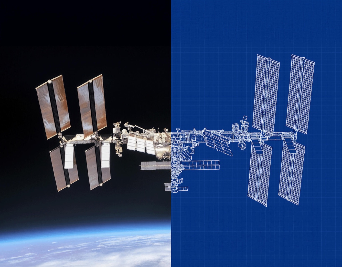 Behind the Wings space station visual